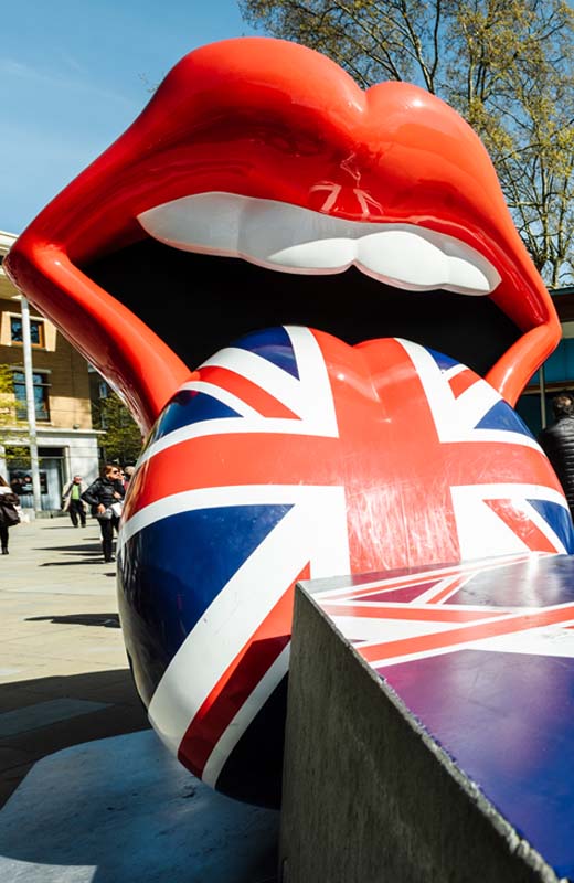 Rolling Stones fibreglass model